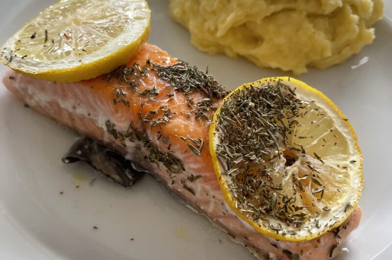 Wildlachs mit Orangen & Honig