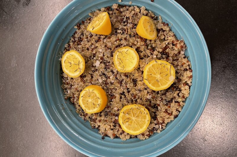 Quinoa mit Limequats