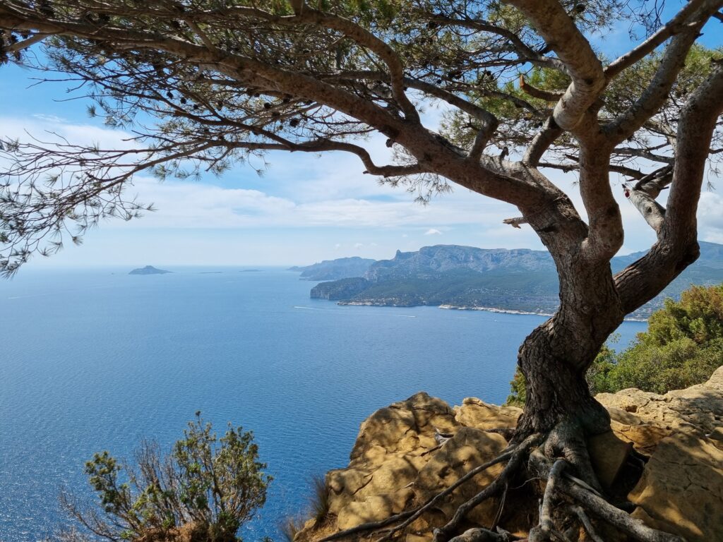 Blick an der Route de Crêtes