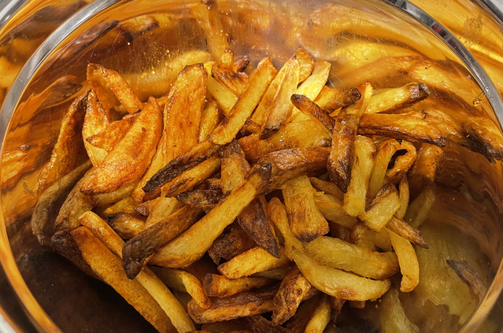 Pommes frites aus dem Backofen