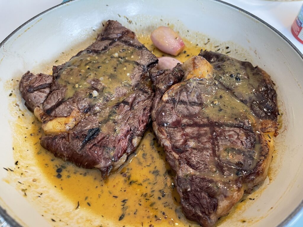 Steak in Wermutsauce